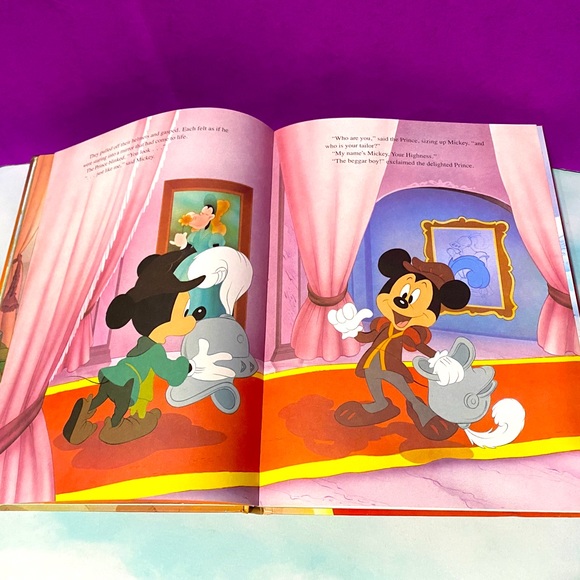 WALT DISNEY’S THE PRINCE AND THE PAUPER VTG 1990 HARDCOVER BOOK 96p GALLERY BOOK - Picture 6 of 16